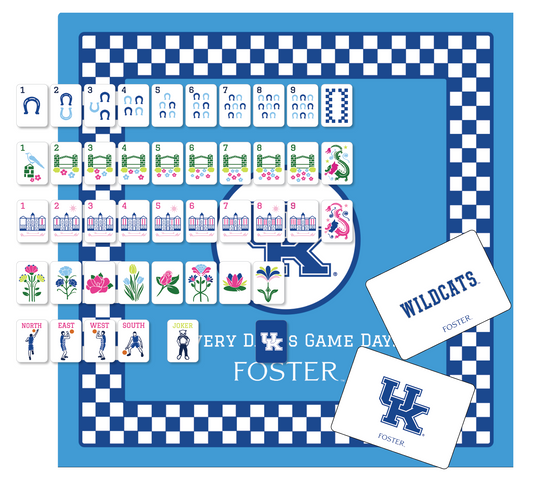 The Go Big Blue Kentucky Mahjong Line Bundle