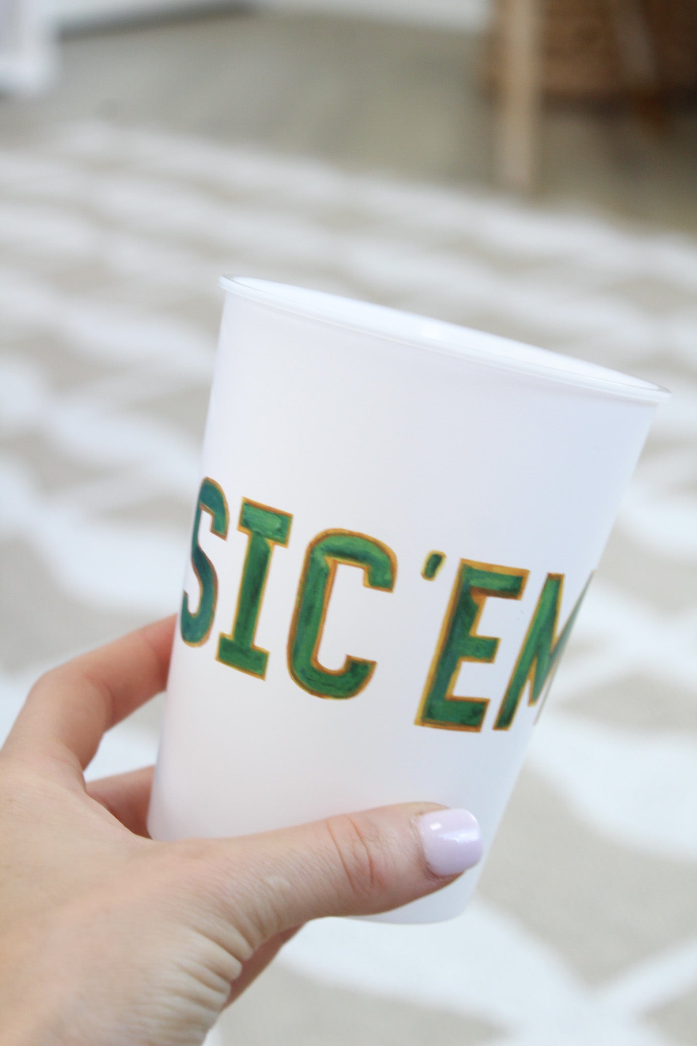 Baylor Bears Sic Em Reusable Cup