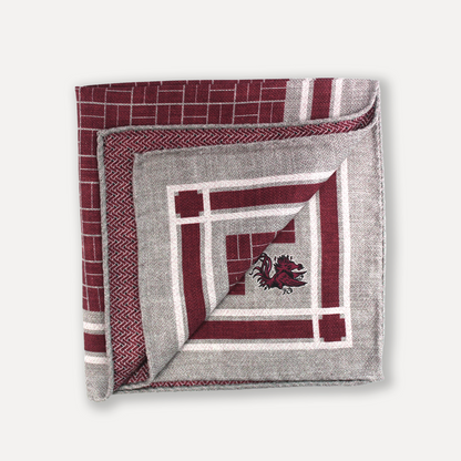 South Carolina Gamecocks Men's Silk Pocket Square
