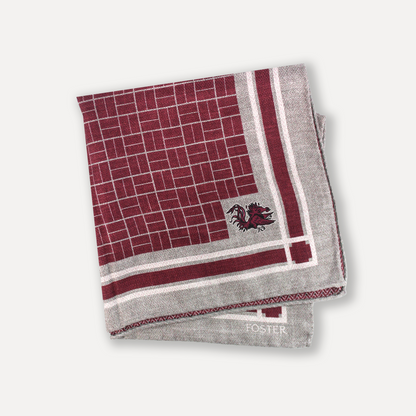 South Carolina Gamecocks Men's Silk Pocket Square