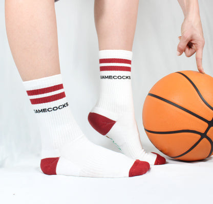 South Carolina Game Cocks Collegiate Retro Crew Socks