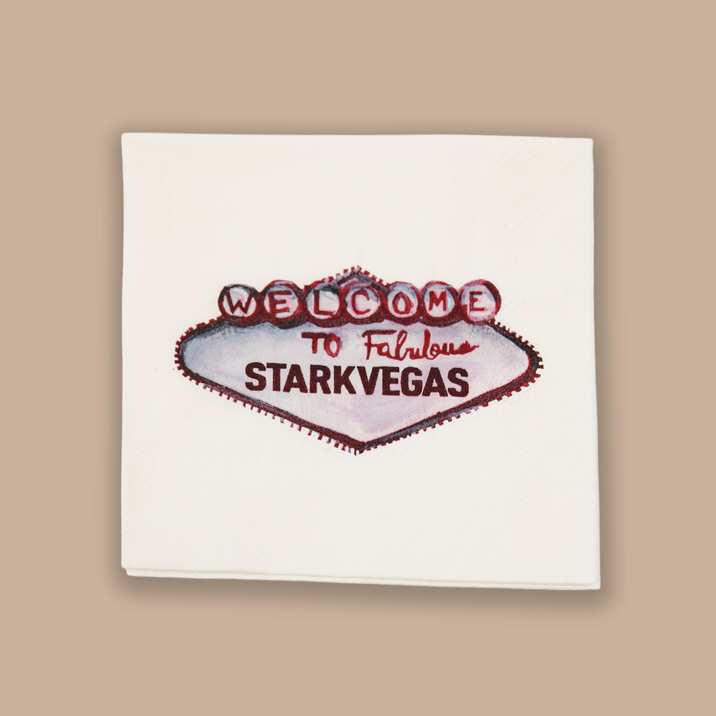 Starkvegas Napkin Set, Set of 20, MS State Napkins