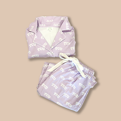 TCU Pajama Pant Set
