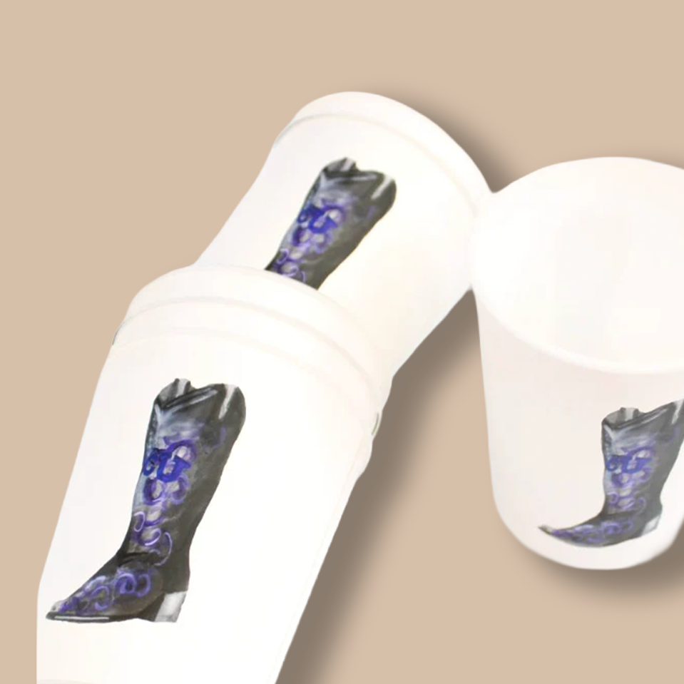 TCU Boots Cup Set