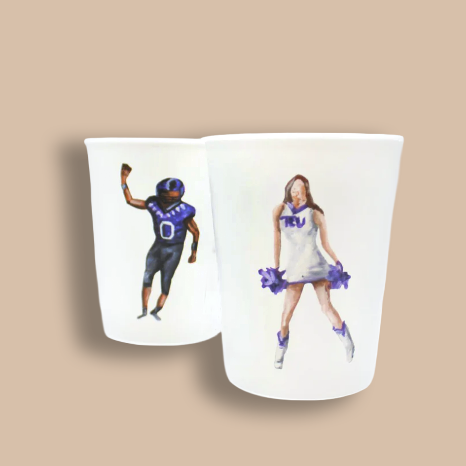 TCU Game Day Cup Set