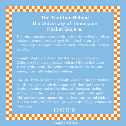 Tennessee Men's Silk Pocket Square
