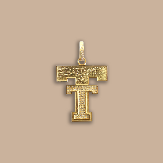 Texas Tech Diamond Pendant