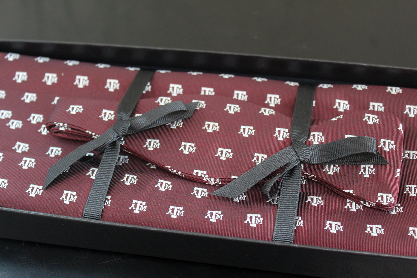 Texas A&M Silk Cummerbund Set