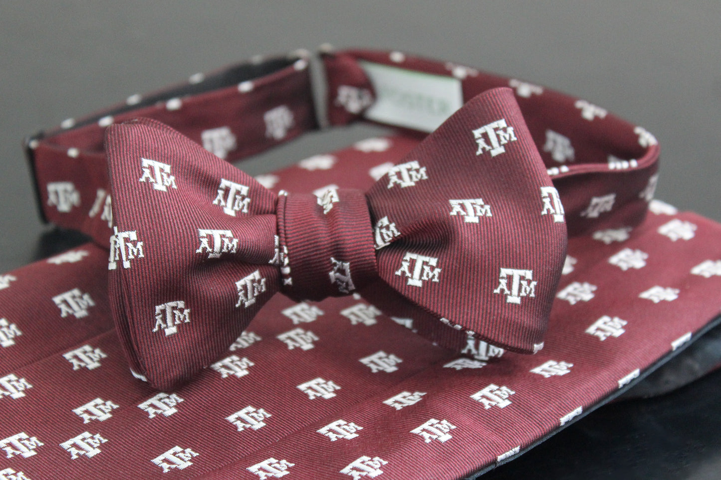 Texas A&M Silk Cummerbund Set