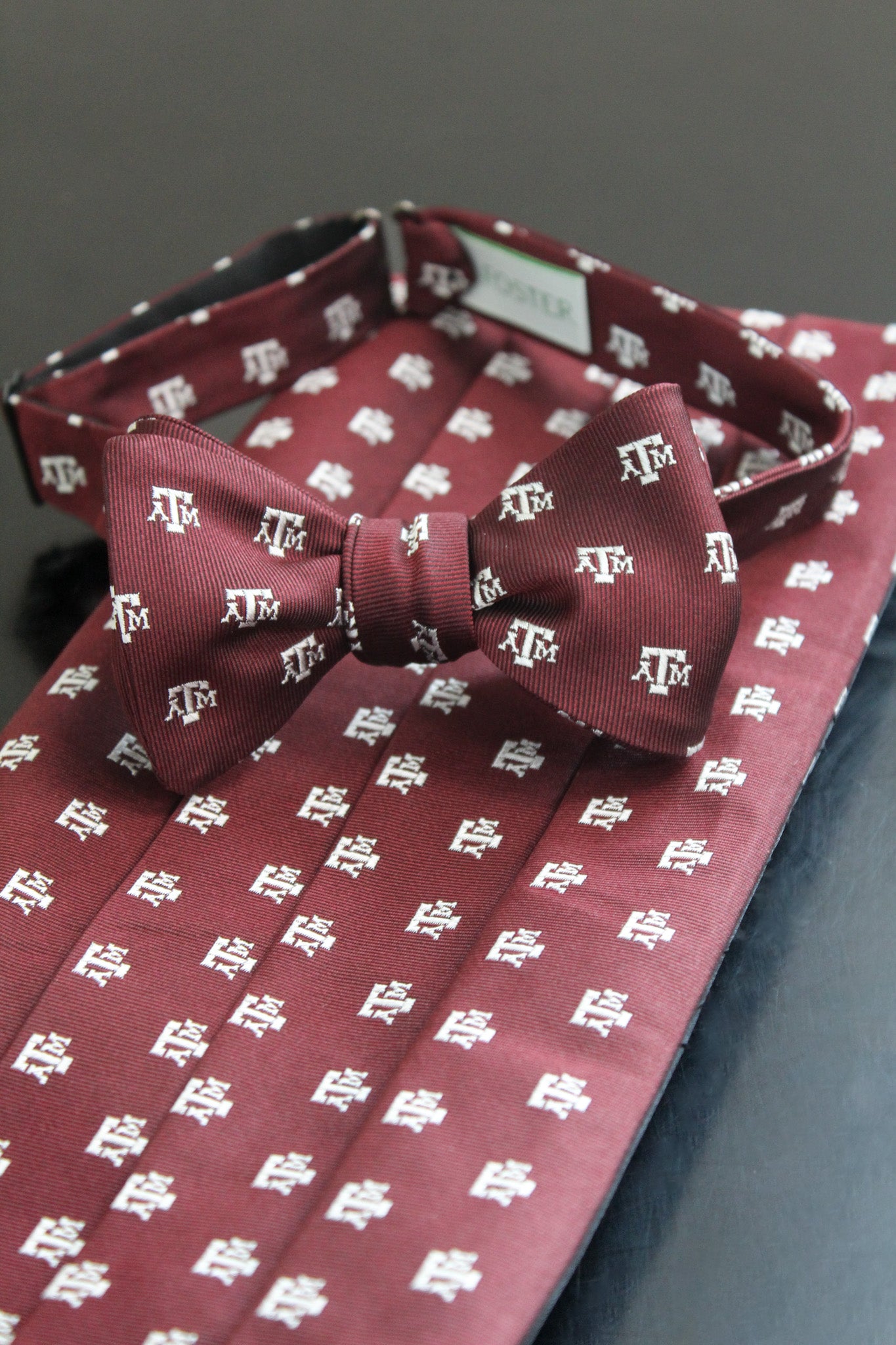 Texas A&M Silk Cummerbund Set