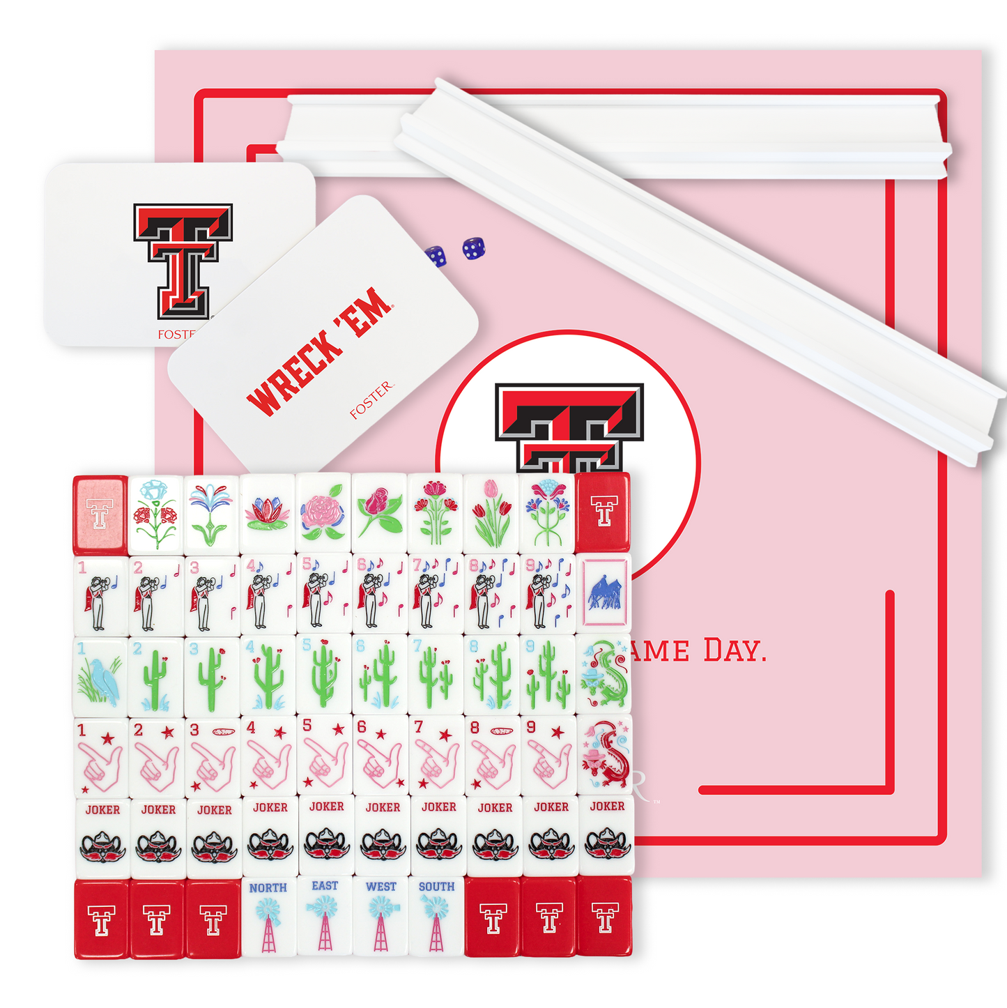 Texas Tech Mahjong Bundle