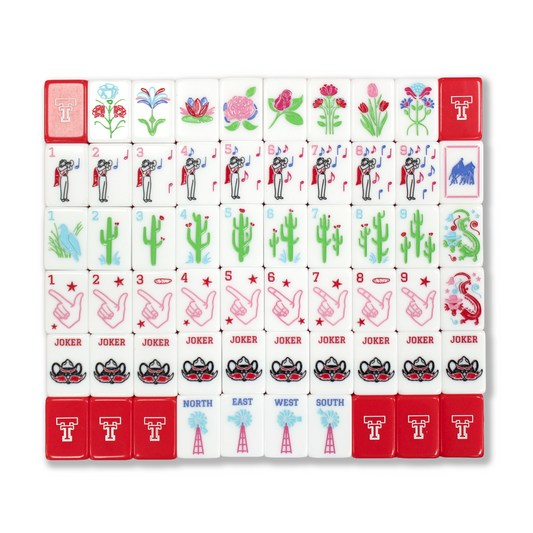 The Wreck 'Em Line Mahjong Tiles