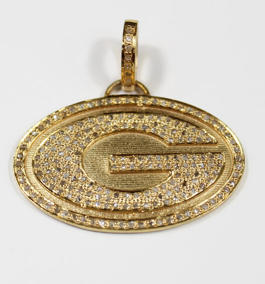 University of Georgia Diamond Pendant