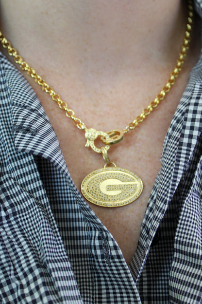 University of Georgia Diamond Pendant