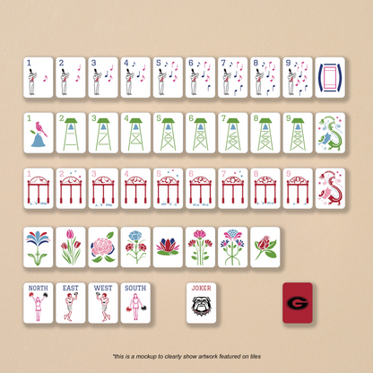 University of Georgia Mahjong Tiles