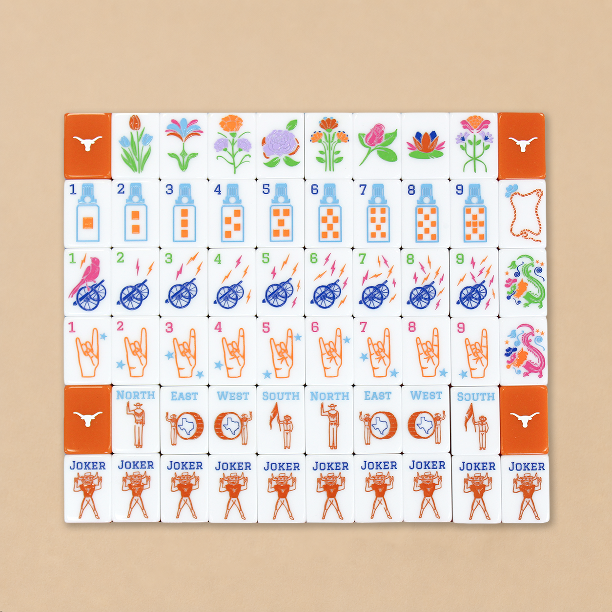 University of Texas Mahjong Bundle