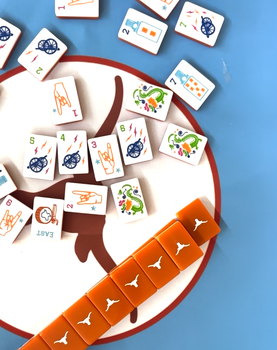 UT mahjong tiles playing