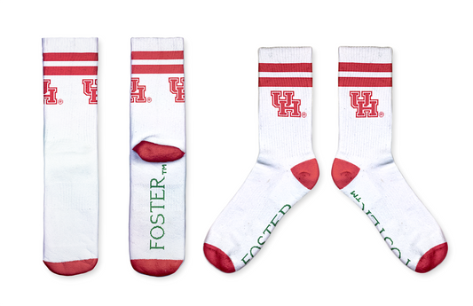 U of Houston Retro Crew Socks