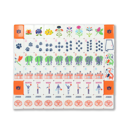 The War Eagle Line Mahjong Tiles