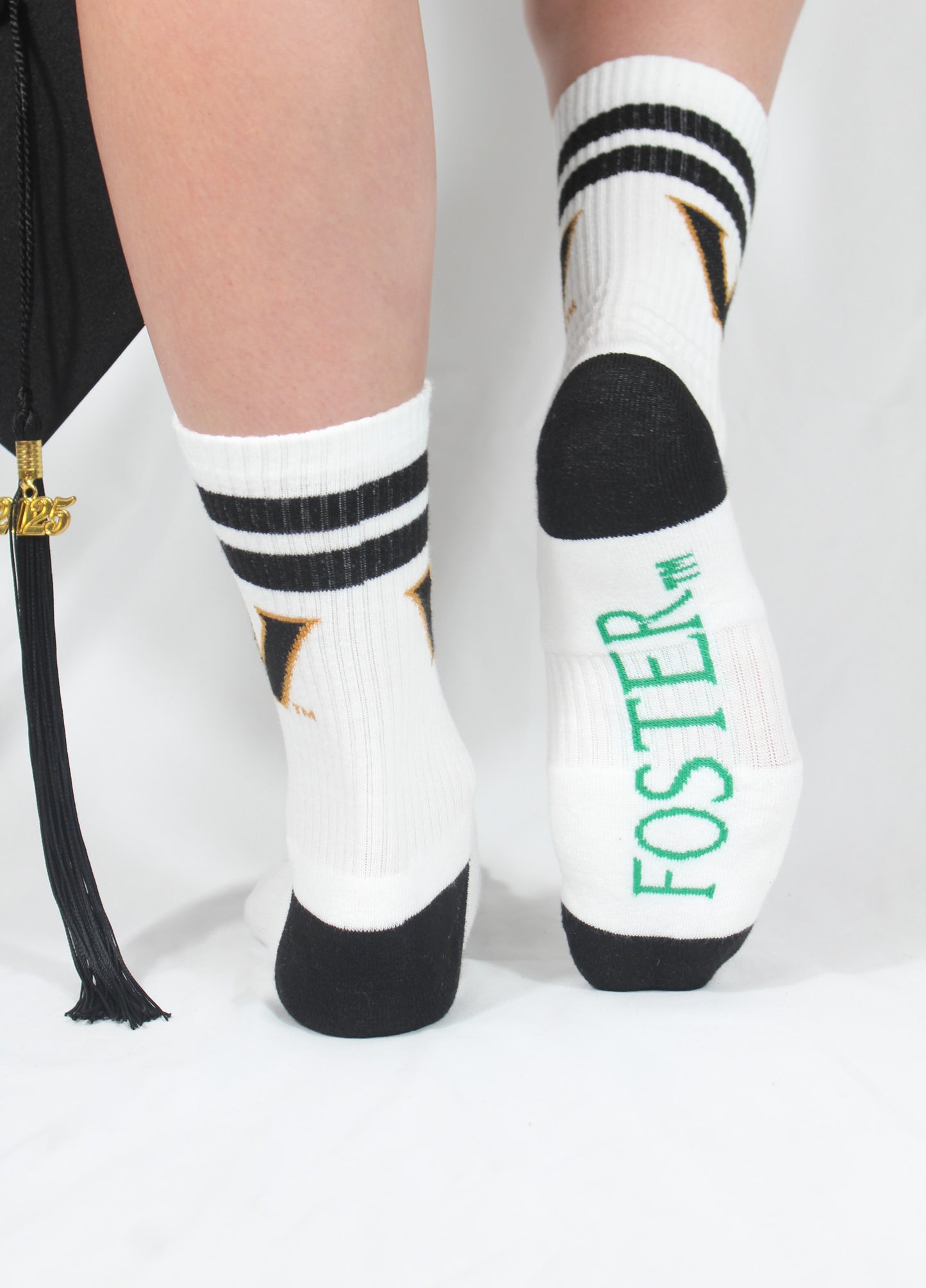 Vanderbilt Collegiate Retro Crew Socks