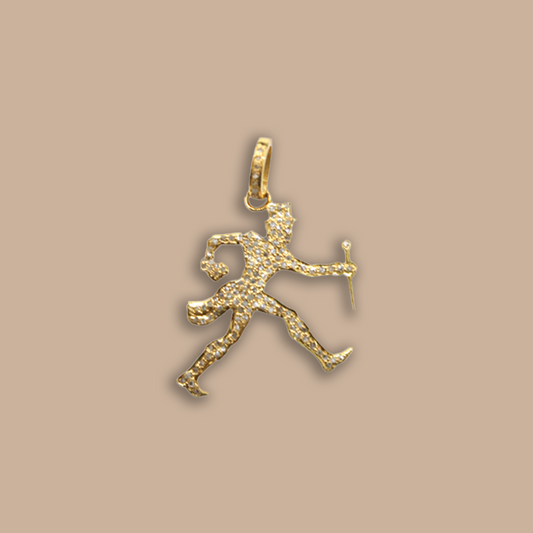 Wake Forest Demon Deacon Diamond Pendant