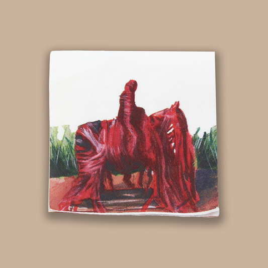 Will Rogers Statue Napkin Set