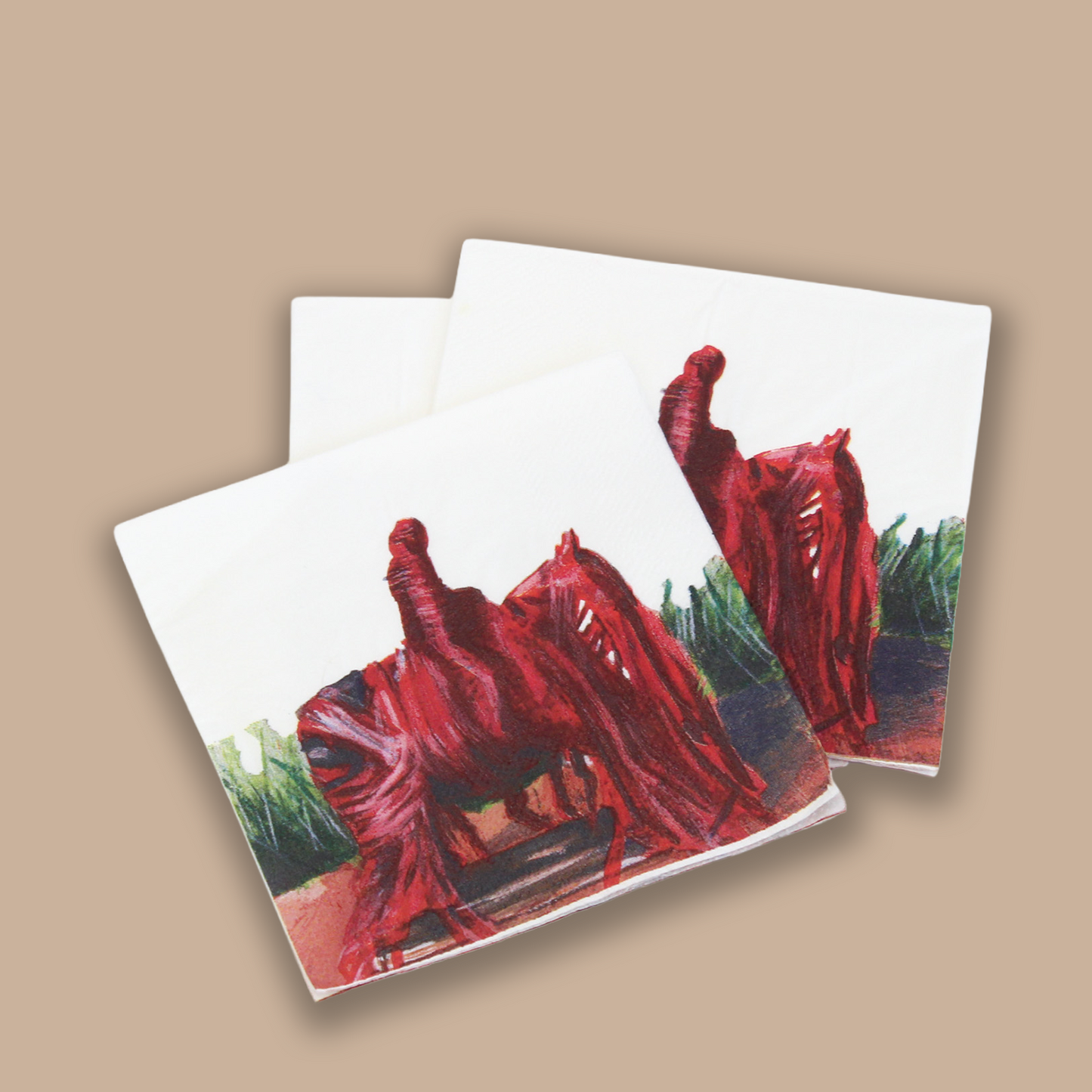 Will Rogers Statue Napkin Set