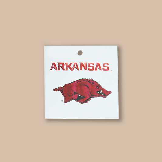University of Arkansas Razorbacks Gift Tag