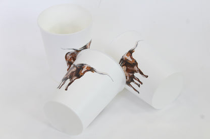 longhorns reusable cups