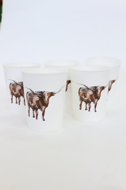 Longhorn Reusable Cup Set