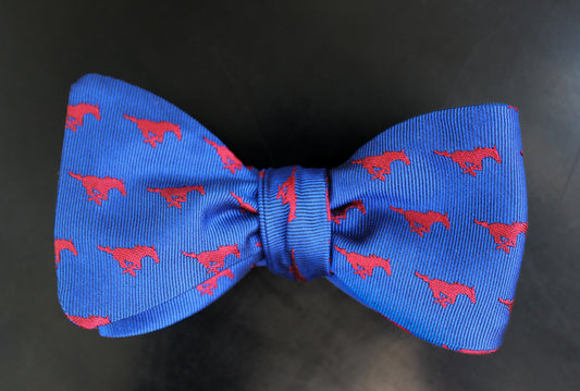SMU Mustangs Men's Silk Bow Tie